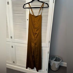 Anthropologie Olive jumpsuit, size M, never worn
